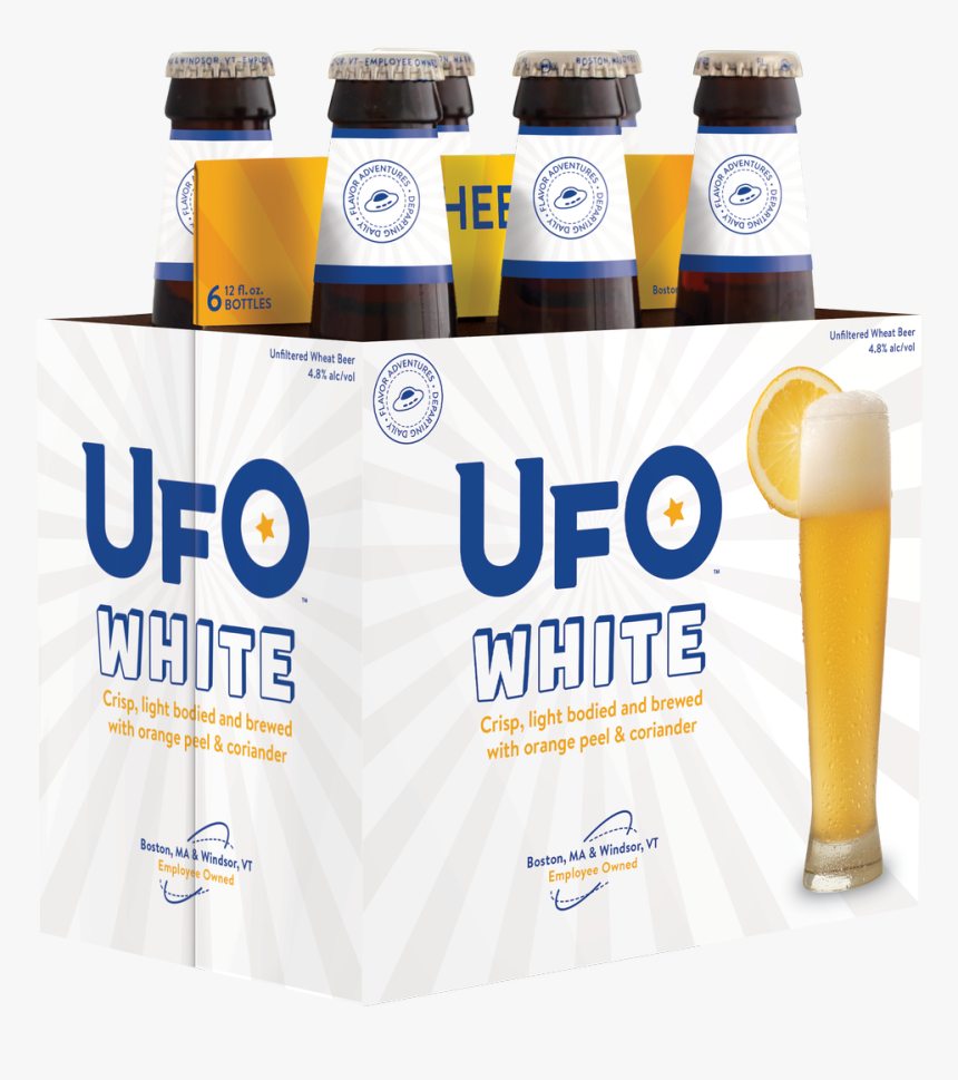 Ufo White 12oz Bottle 6-pack, Pdf - Guinness, HD Png Download, Free Download