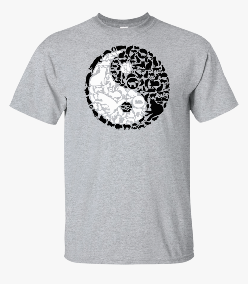 Ying Yang Cats Tee Ying Yang Tee Cute Cats Tee Cat - Saudi National Day T Shirt, HD Png Download, Free Download