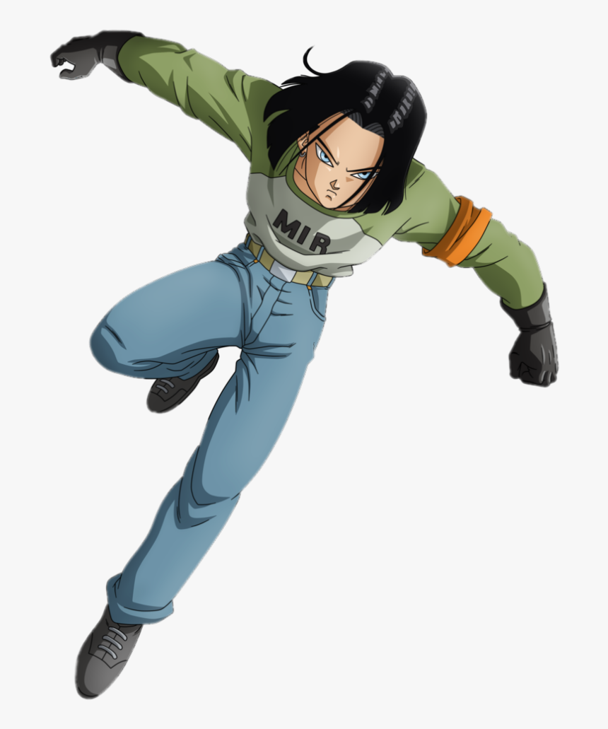 Dragon Ball Character Android - Android 17 Dbz, HD Png Download, Free Download