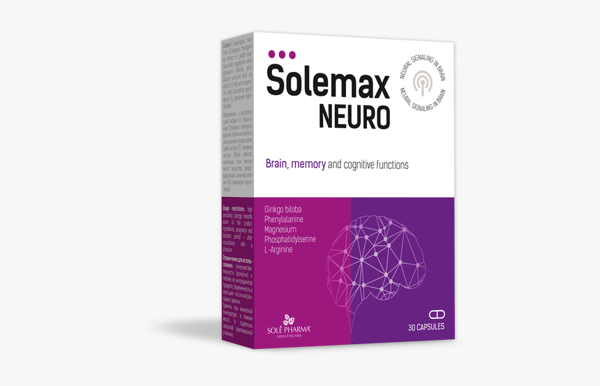 Solemax Neuro N 30 - Box, HD Png Download, Free Download