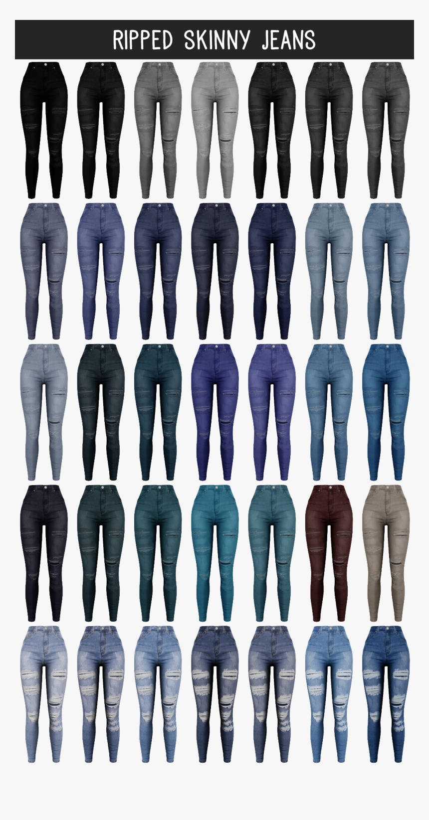 Male Jeans Sims Cc, HD Png Download, Free Download