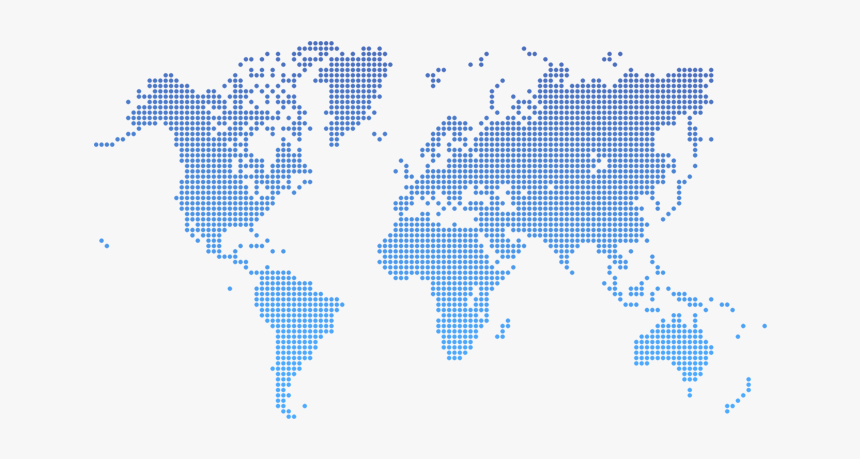 World Map Only Numbers, HD Png Download, Free Download