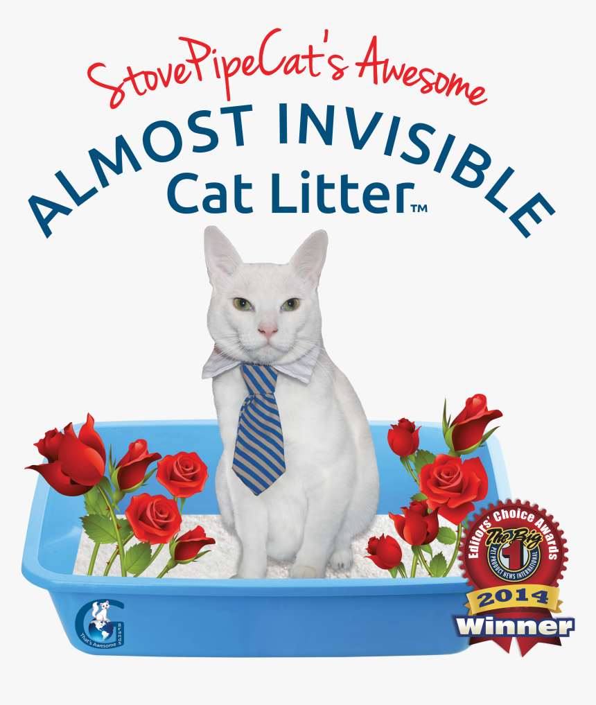 Almost Invisible Cat Litter Is Far Superior To Other - Cat, HD Png Download, Free Download