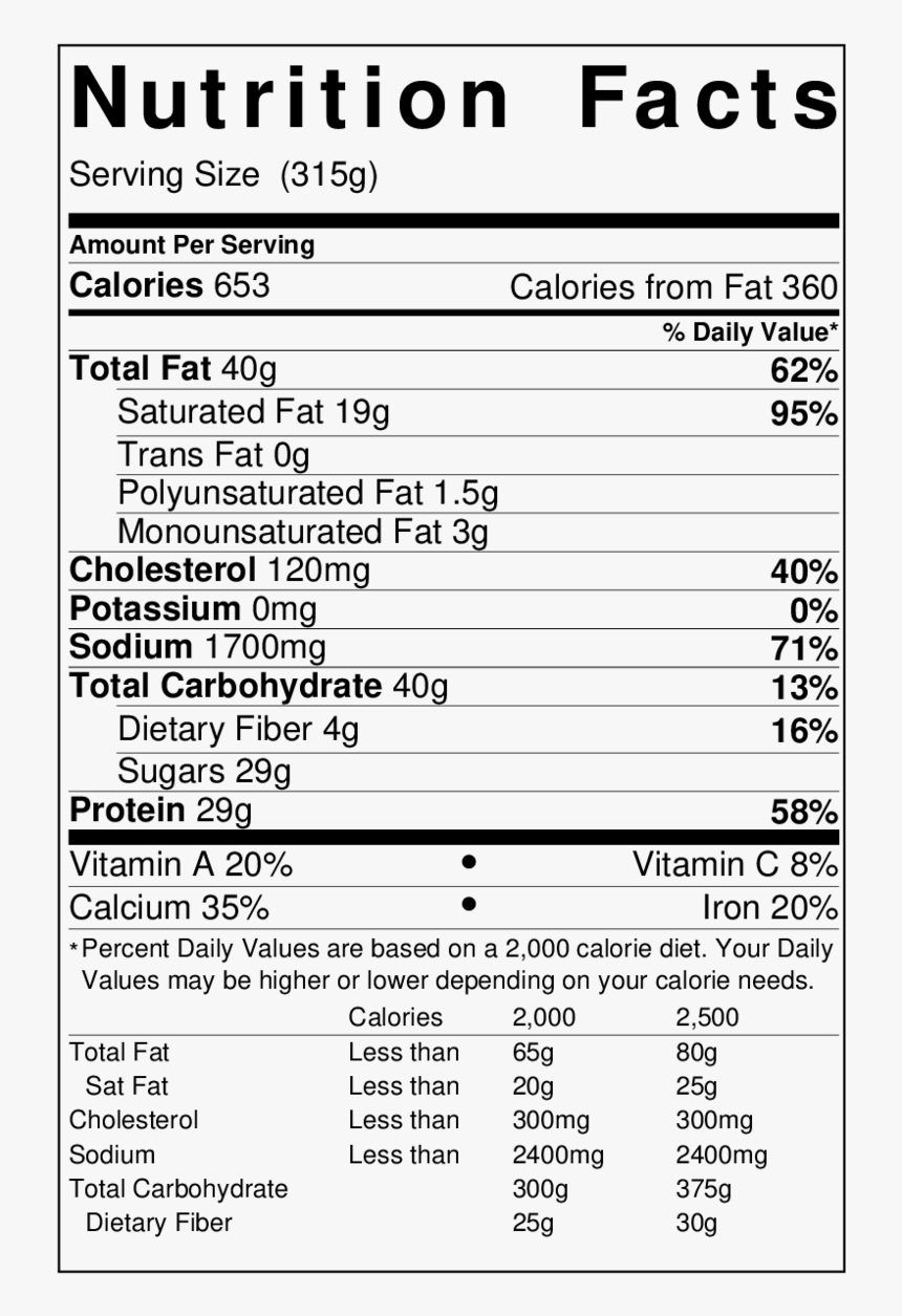 Nacho-supreme Nutritionlabel - Brown Rice Nutrition Facts, HD Png Download, Free Download