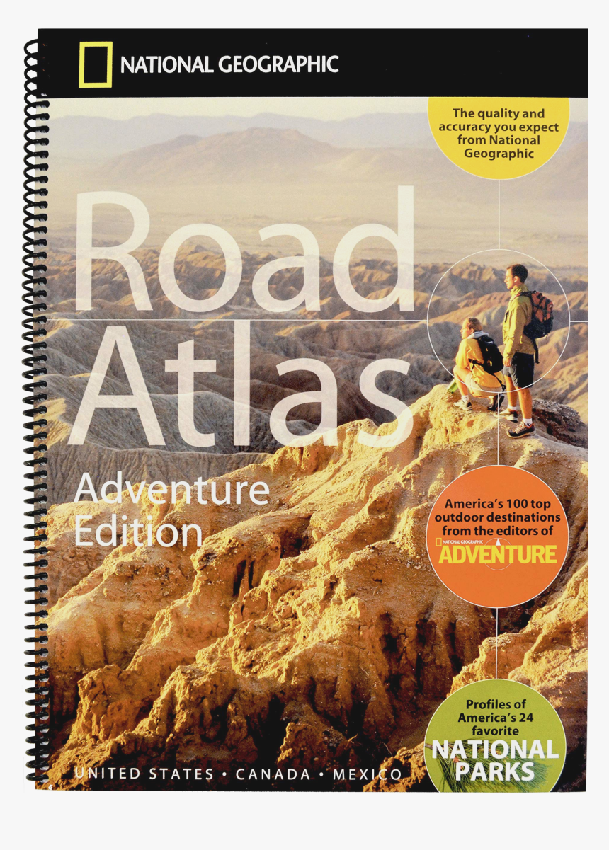 National Geographic Road Atlas, HD Png Download, Free Download