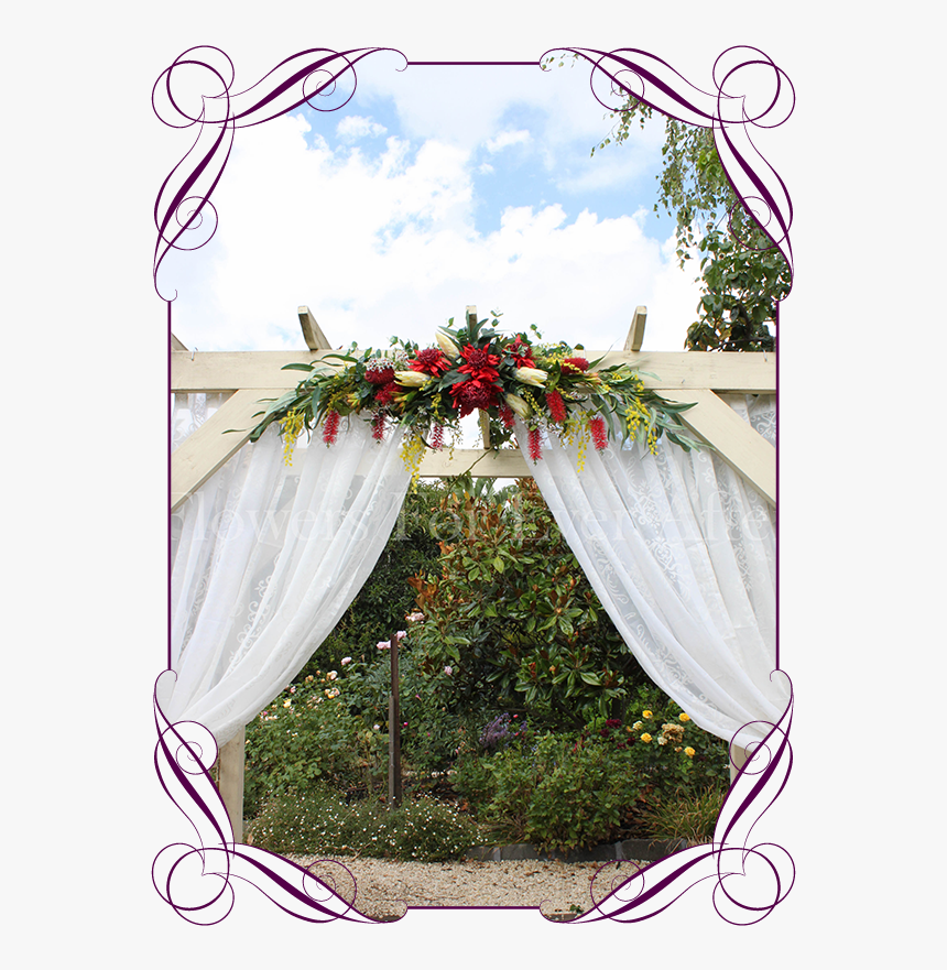 Flower Garland For Wedding Arch Katherine Arbor Table - Arch, HD Png Download, Free Download