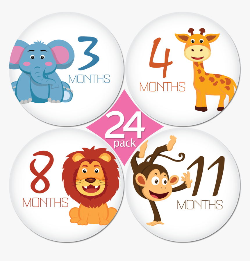 1 Month Baby Sticker, HD Png Download, Free Download