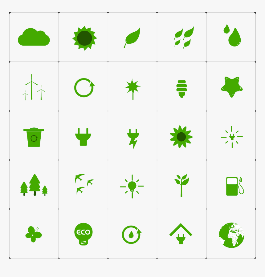 Green Living Ecology Environment Free Photo - Green Living Icons, HD Png Download, Free Download