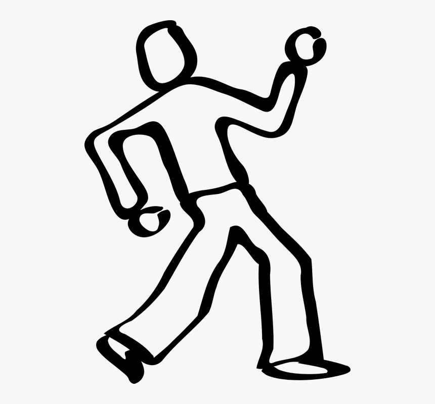 Disco Clipart Hip Hop Dancer - Dancing Drawing Easy Hip Hop, HD Png Download, Free Download