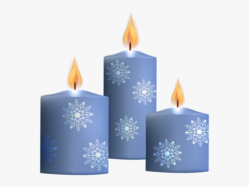 Winter Candles Transparent Png - Clip Art Candle Lights Transparent, Png Download, Free Download