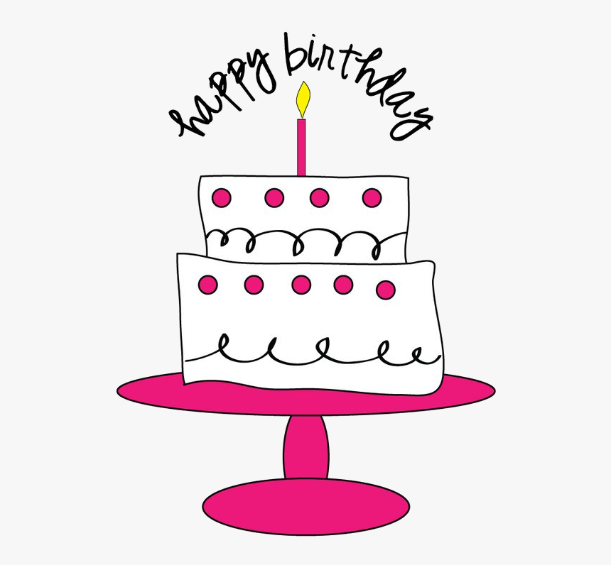 Birthday Cupcake Cupcakes Clipart Free Best Transparent - Pink Birthday Cake Clip Art Free, HD Png Download, Free Download