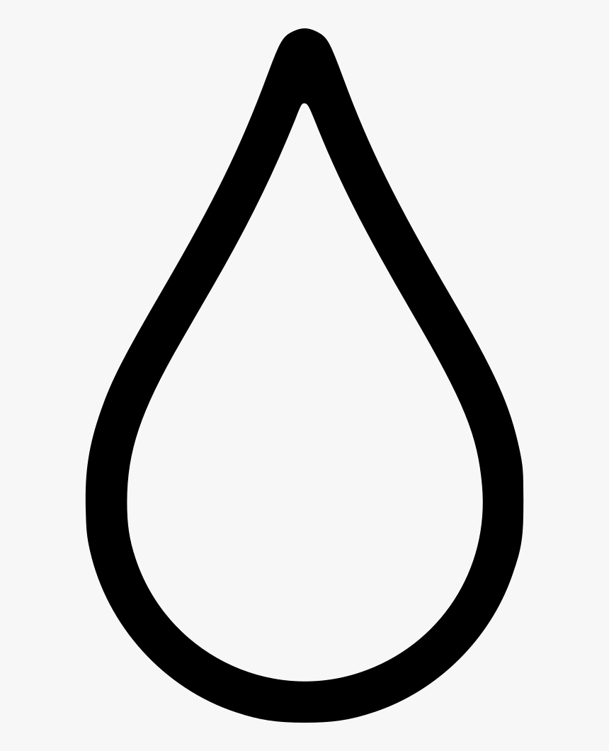 Water Drop - Outline Water Droplet Png, Transparent Png, Free Download