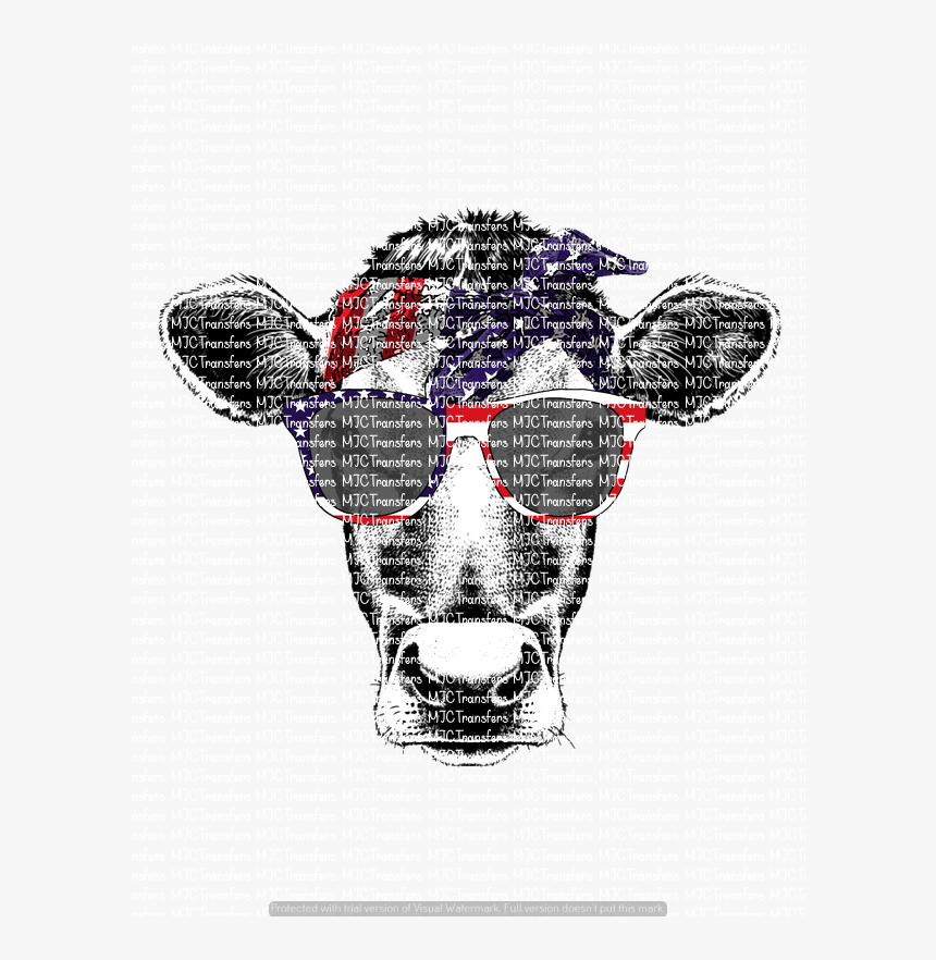 Fourth Of July Cow, HD Png Download, Free Download