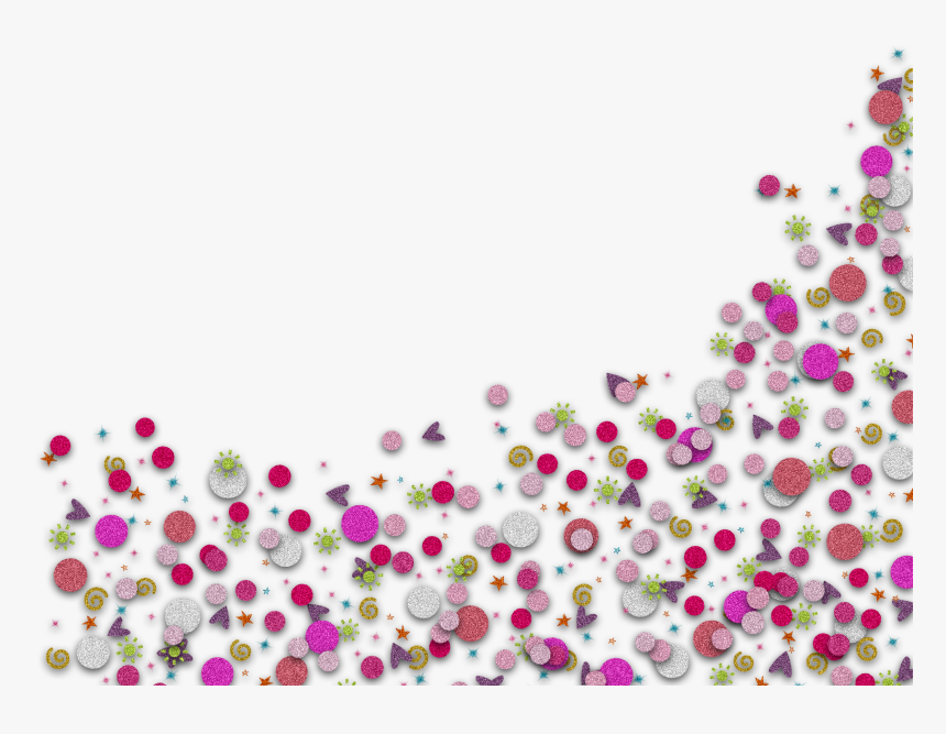Pink Confetti Png - Flower Confetti Transparent Png, Png Download, Free Download