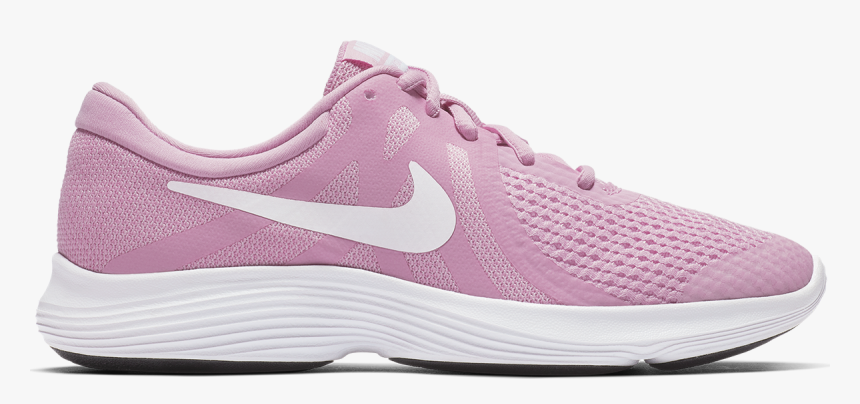 Nike Revolution 4 Girls Running Shoe - Zapatillas Nike Rosadas Mujer, HD Png Download, Free Download