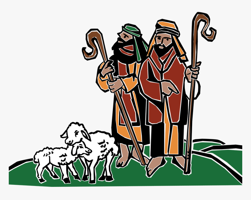 Jesus Clipart Good Shepherd - Shepherds With Sheep Clipart, HD Png Download, Free Download