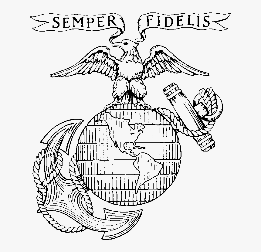 Transparent Marine Corps Clipart - Old Corps Usmc Decals, HD Png Download, Free Download