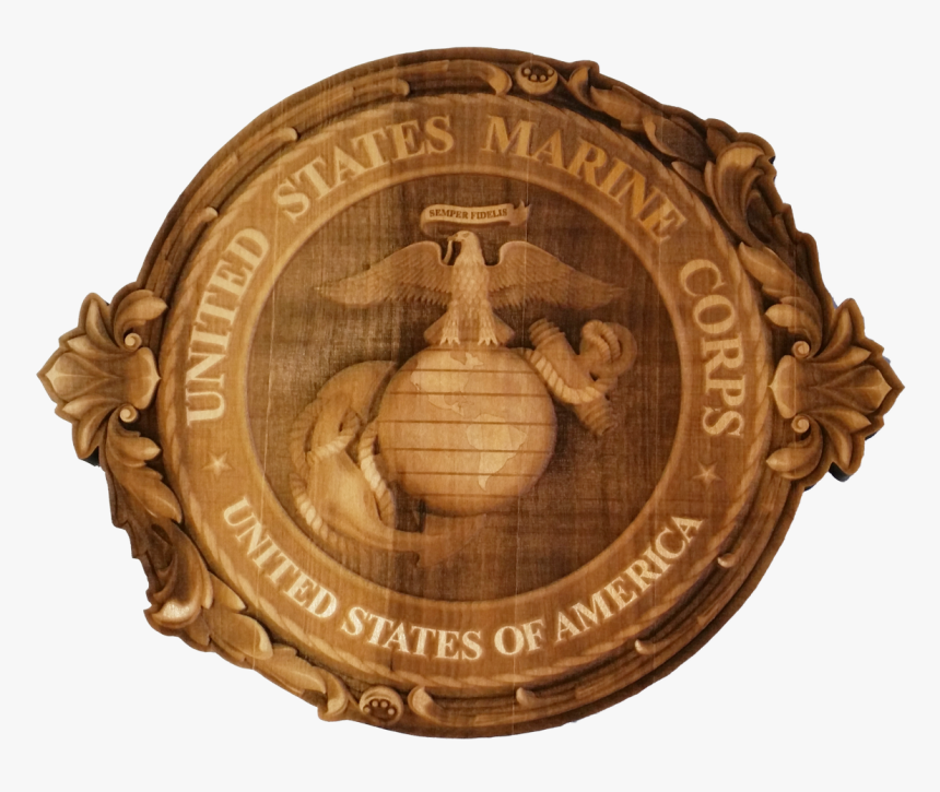 3d Engraved United States Marine Corps Crest - Emblem, HD Png Download, Free Download