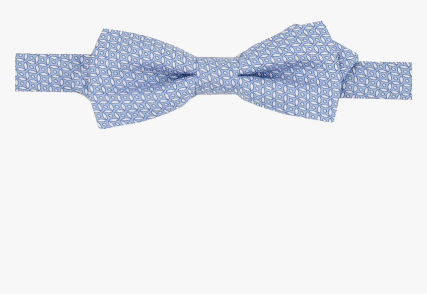 & White Micro Geometric Design Bow Tie - Paisley, HD Png Download, Free Download