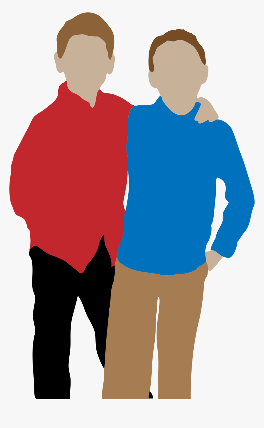 Person Svg Two - Man Drawing Boy Cartoon, HD Png Download - kindpng