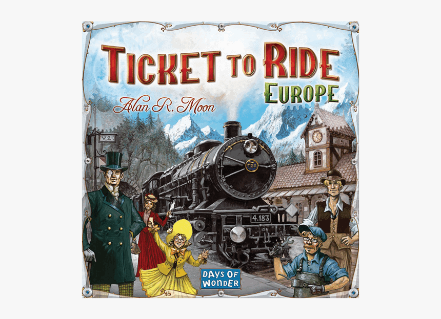 Ticket To Ride New Board Game Europe, HD Png Download, Free Download