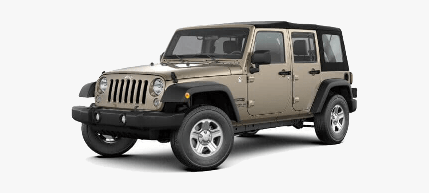 Gobi - Black Jeep Wrangler 4 Door Soft Top, HD Png Download - kindpng