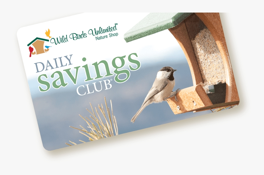 Daily Savings Club Card Graphic, Wild Birds Unlimited, - Daily Savings Club, HD Png Download, Free Download