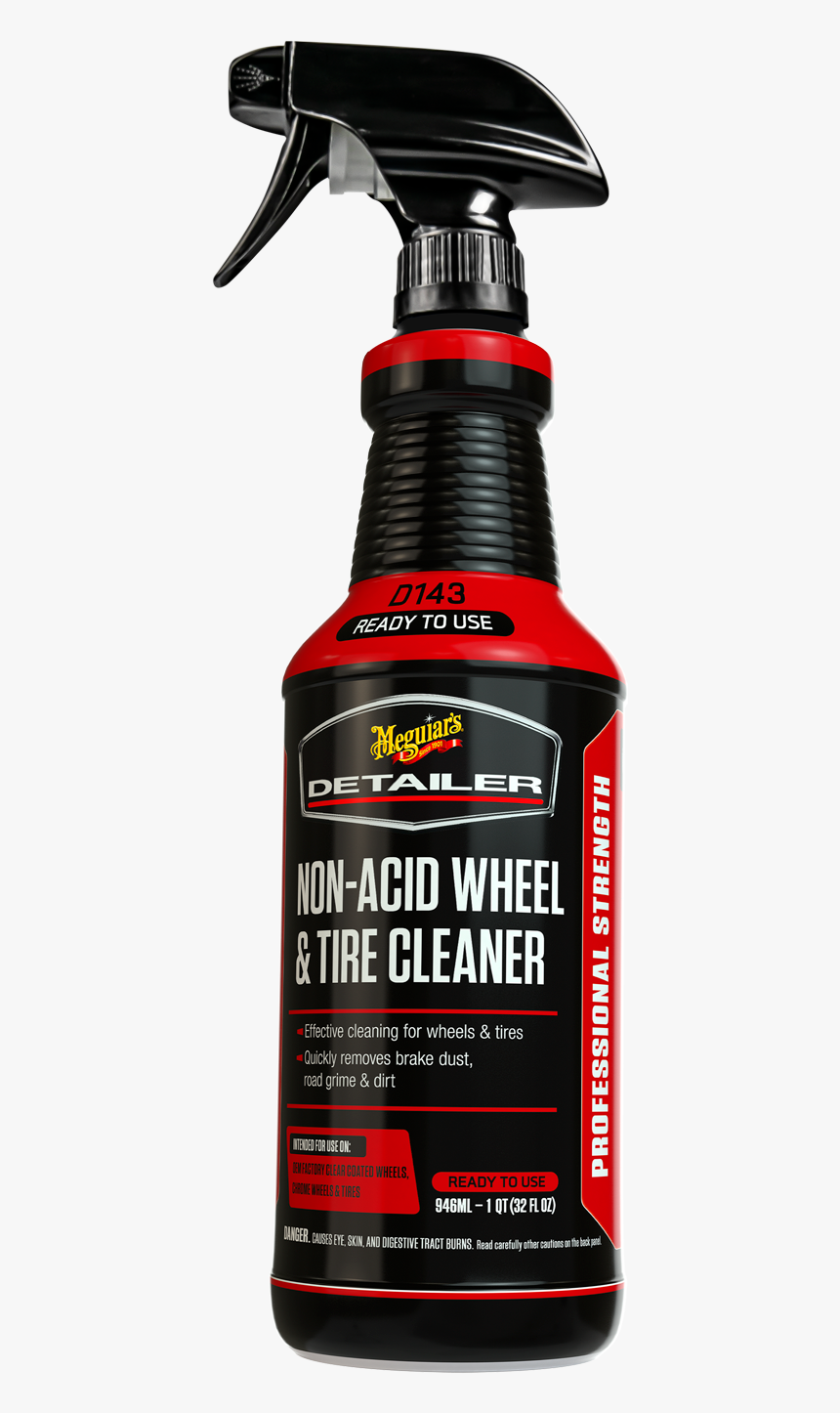 Meguiar’s Non-acid Wheel & Tire Cleaner Clean Tires - Meguiars Non Acid Wheel Cleaner, HD Png Download, Free Download