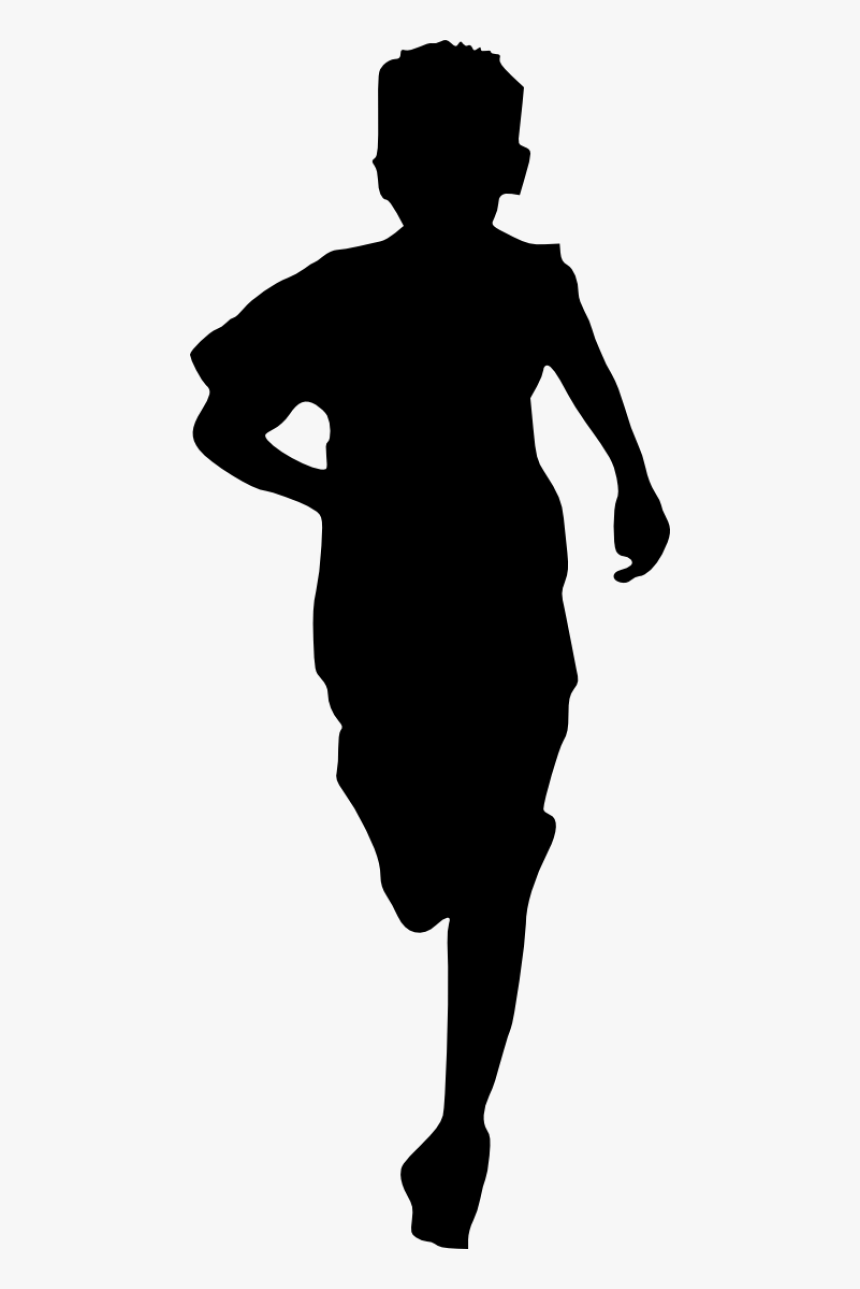 Transparent Children Running Clipart - Running Children Silhouette Png, Png Download, Free Download