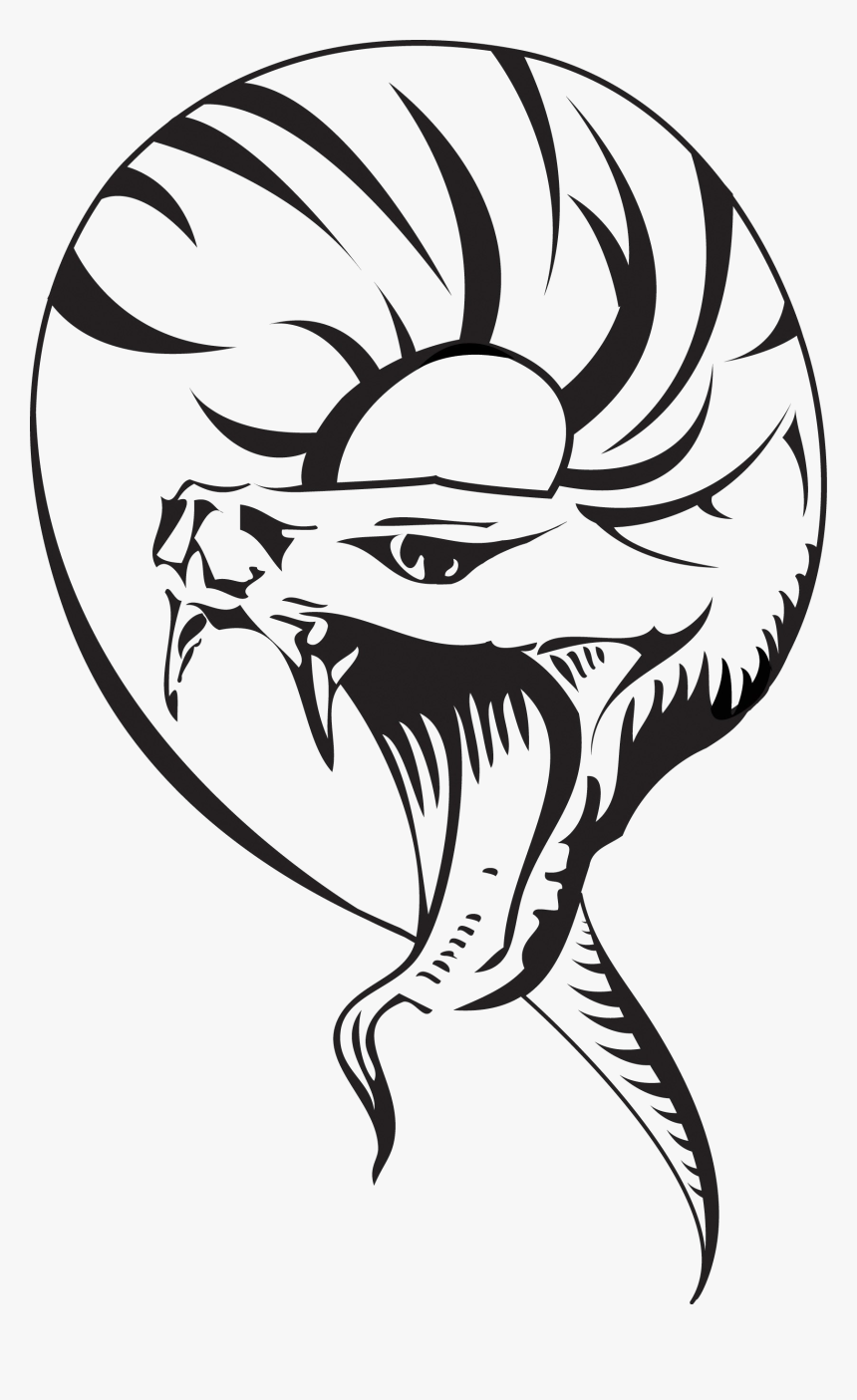 Snake Tattoo Download Png Image - Snake Tribal Tattoo Design, Transparent Png, Free Download