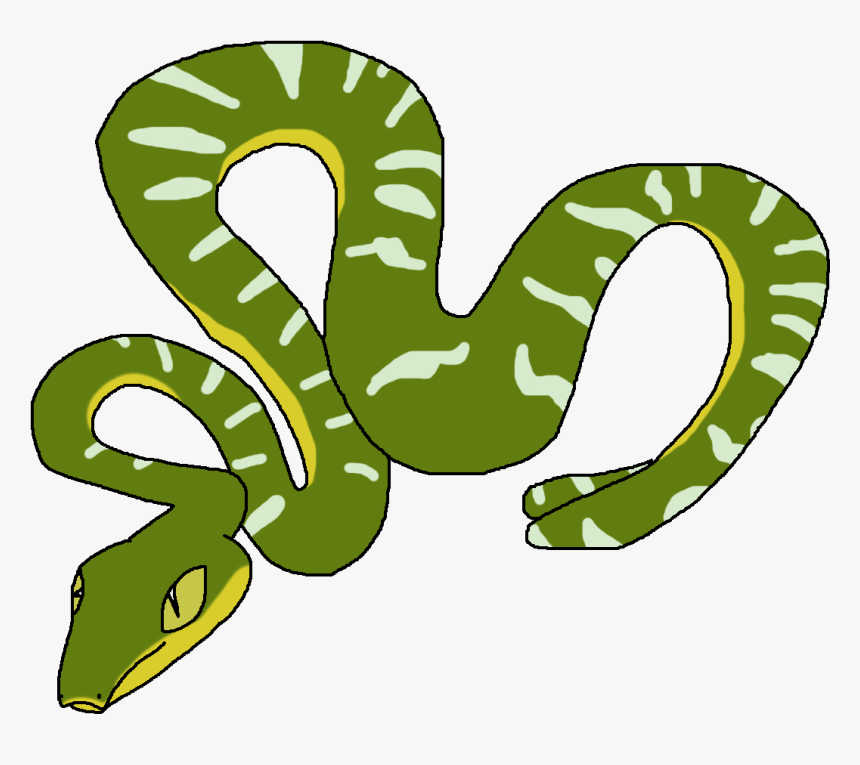 Snake In Tree Clipart Picture Emerald Tree Boa - Emerald Tree Boa Clipart, HD Png Download, Free Download