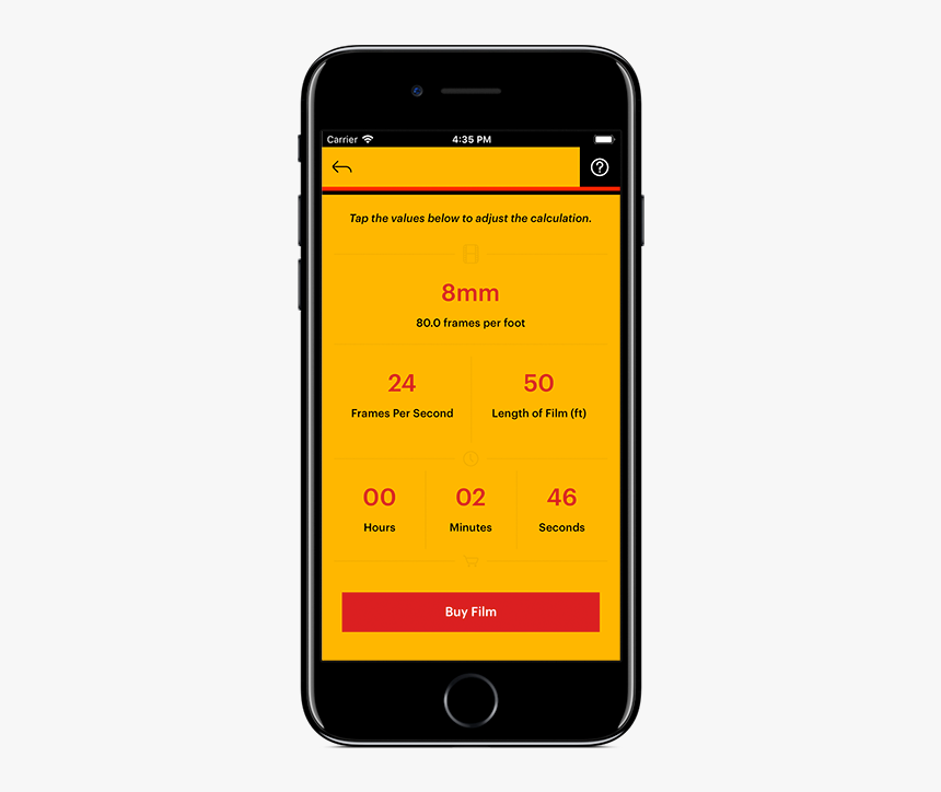 Film Calc 2018 - Kodak 8mm Film App, HD Png Download, Free Download