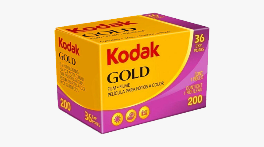 Kodak Gold 35mm Film - Kodak, HD Png Download, Free Download