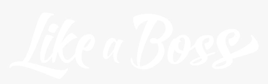 Like A Boss Barbearia - Calligraphy, HD Png Download, Free Download