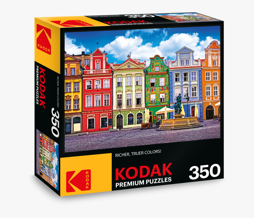 Kodak 350 Piece Premium Jigsaw Puzzle Of Colorful Buildings - Colorful Buildings, HD Png Download, Free Download