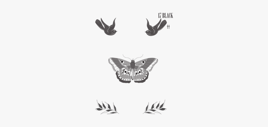 Butterfly Tattoo Harry Styles Clipart, HD Png Download, Free Download