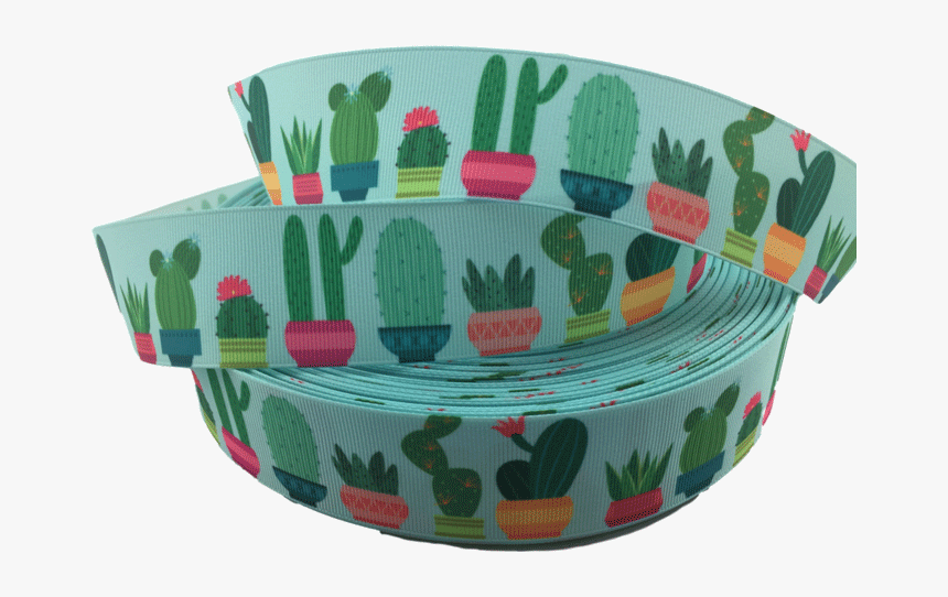 Ribbons [tag] Cactus Grosgrain Ribbon 7/8″, Flower - Placemat, HD Png Download, Free Download