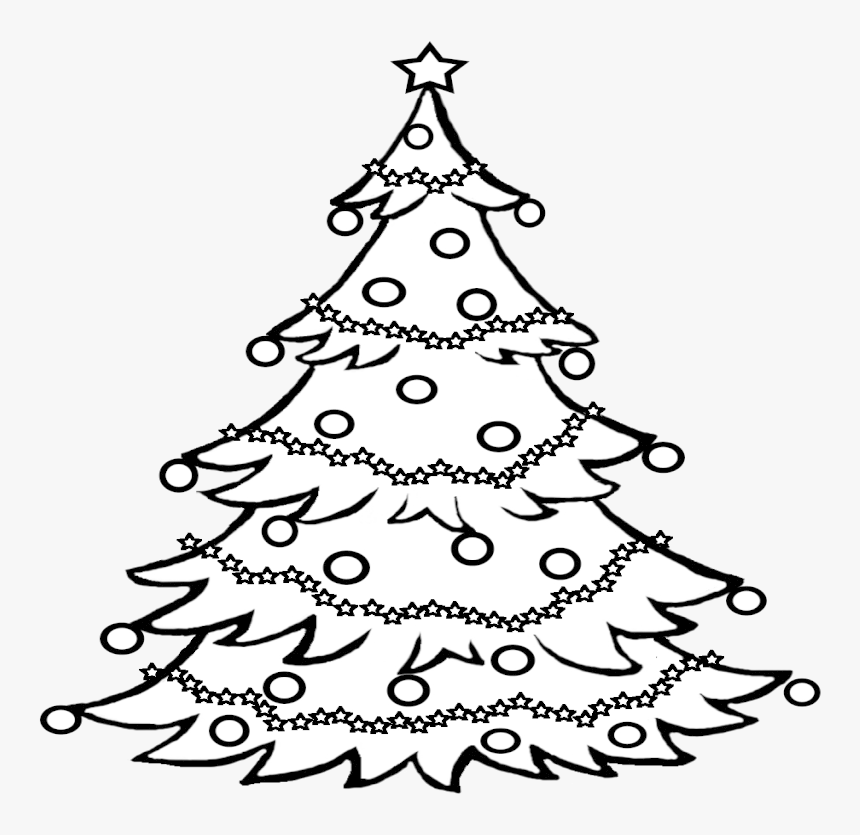 christmas ornament clipart free black and white