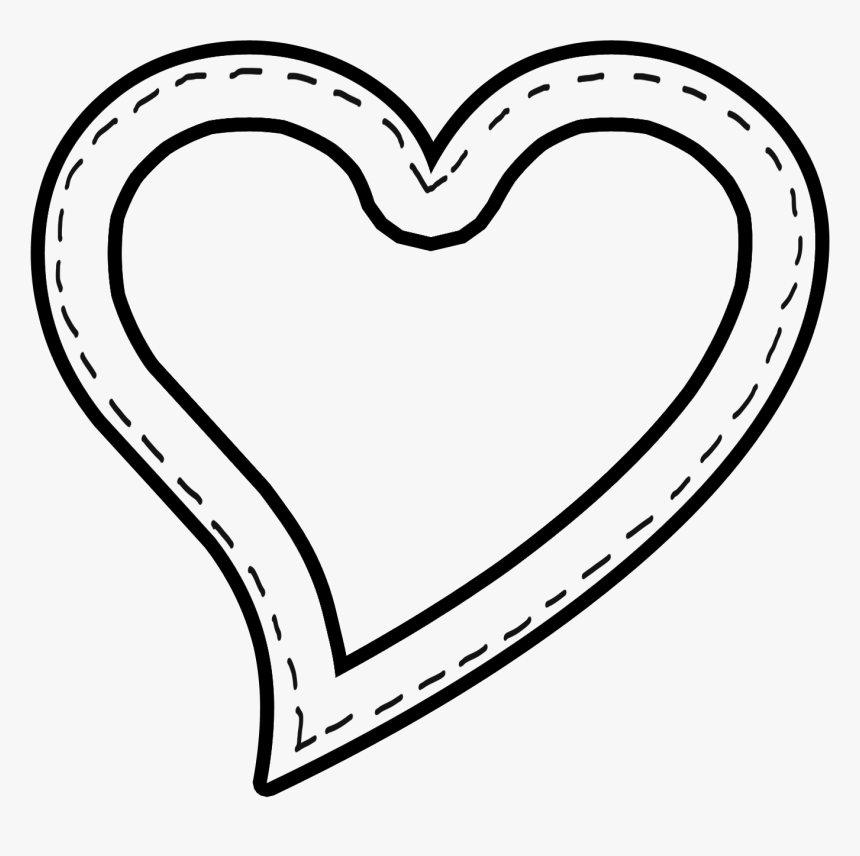 The 3am Teacher - Cute Heart Clip Art Black And White, HD Png Download, Free Download