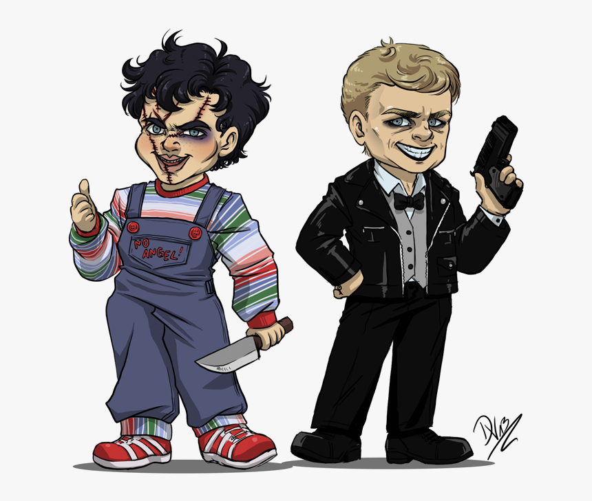 ““ John And Sherlock As Tiffany And Chucky From The - Cartoon Chucky, HD Png Download, Free Download
