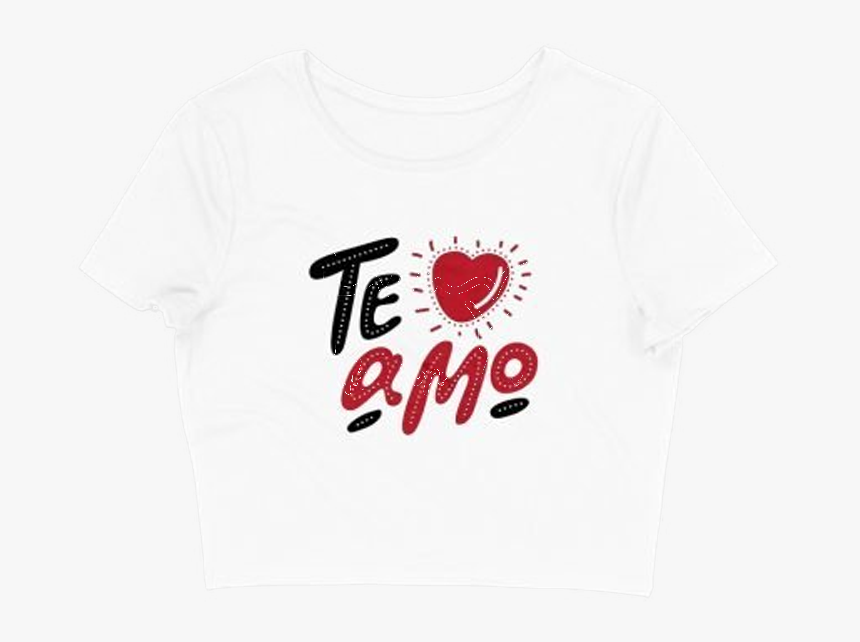 Kameezwale Te Amo Crop Top - Active Shirt, HD Png Download, Free Download