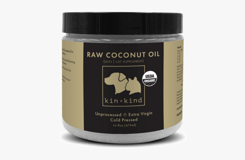 Kin Kind Raw Coconut Oil 16oz, HD Png Download, Free Download