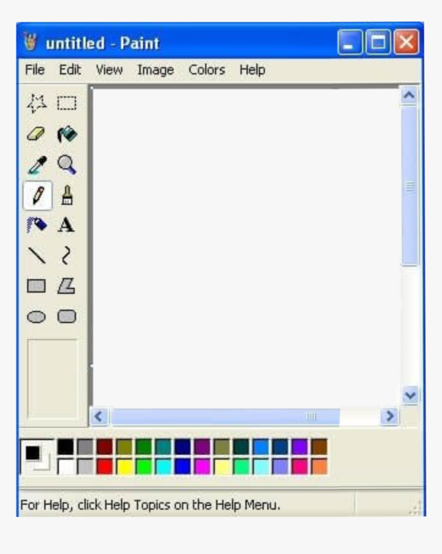 #paint #aesthetic #aesthetics #border #overlay - Line Tool In Paint, HD Png Download, Free Download