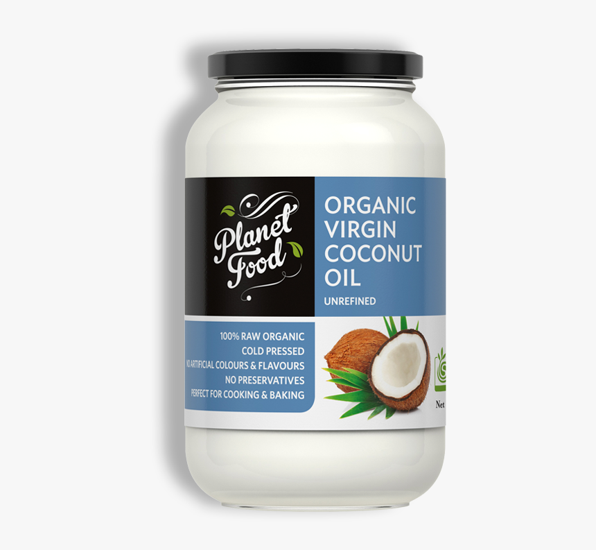 Coconut Oil 350ml Clear - Planet Food Coconut Oil, HD Png Download, Free Download