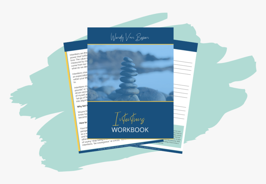 Wendy Intentions Workbook Mockup New - Book Cover, HD Png Download, Free Download