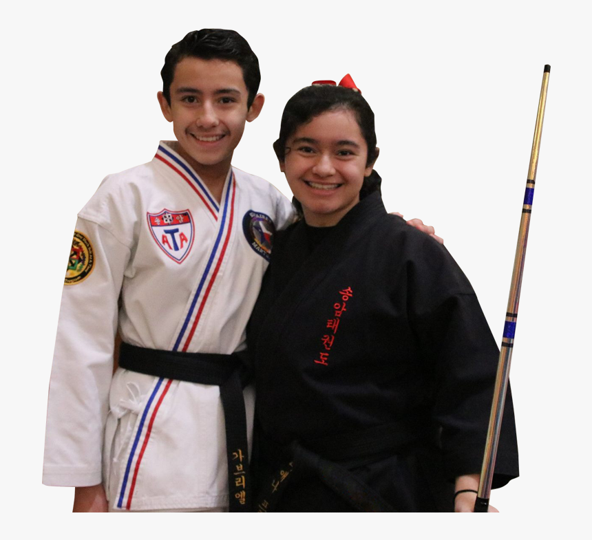 Brother And Sister In Karate Uniforms - Japanese Martial Arts, HD Png Download, Free Download