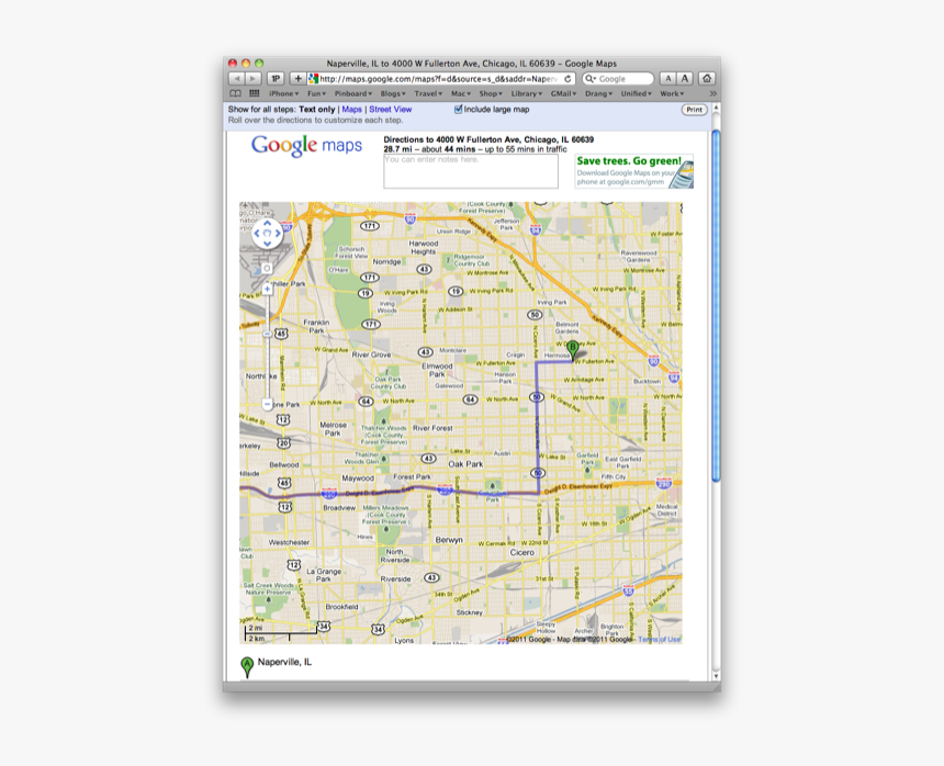 Google Maps Print View - Google, HD Png Download, Free Download