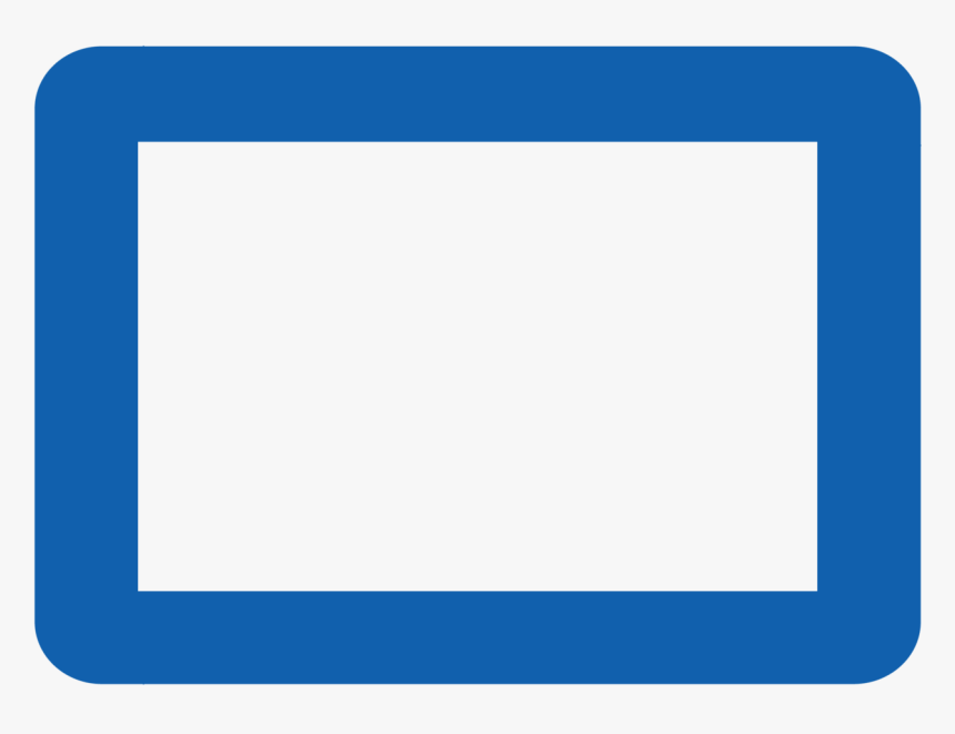 Blue Solid Self-stick Adhesive Sign Holder, HD Png Download, Free Download