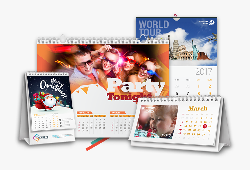 Transparent Calendar Design Png - Design Different Types Of Calendars, Png Download, Free Download