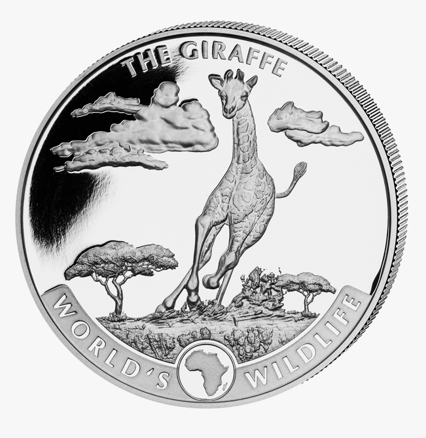 Ibkon11900 1 - Worlds Wildlife Giraffe Coin, HD Png Download, Free Download